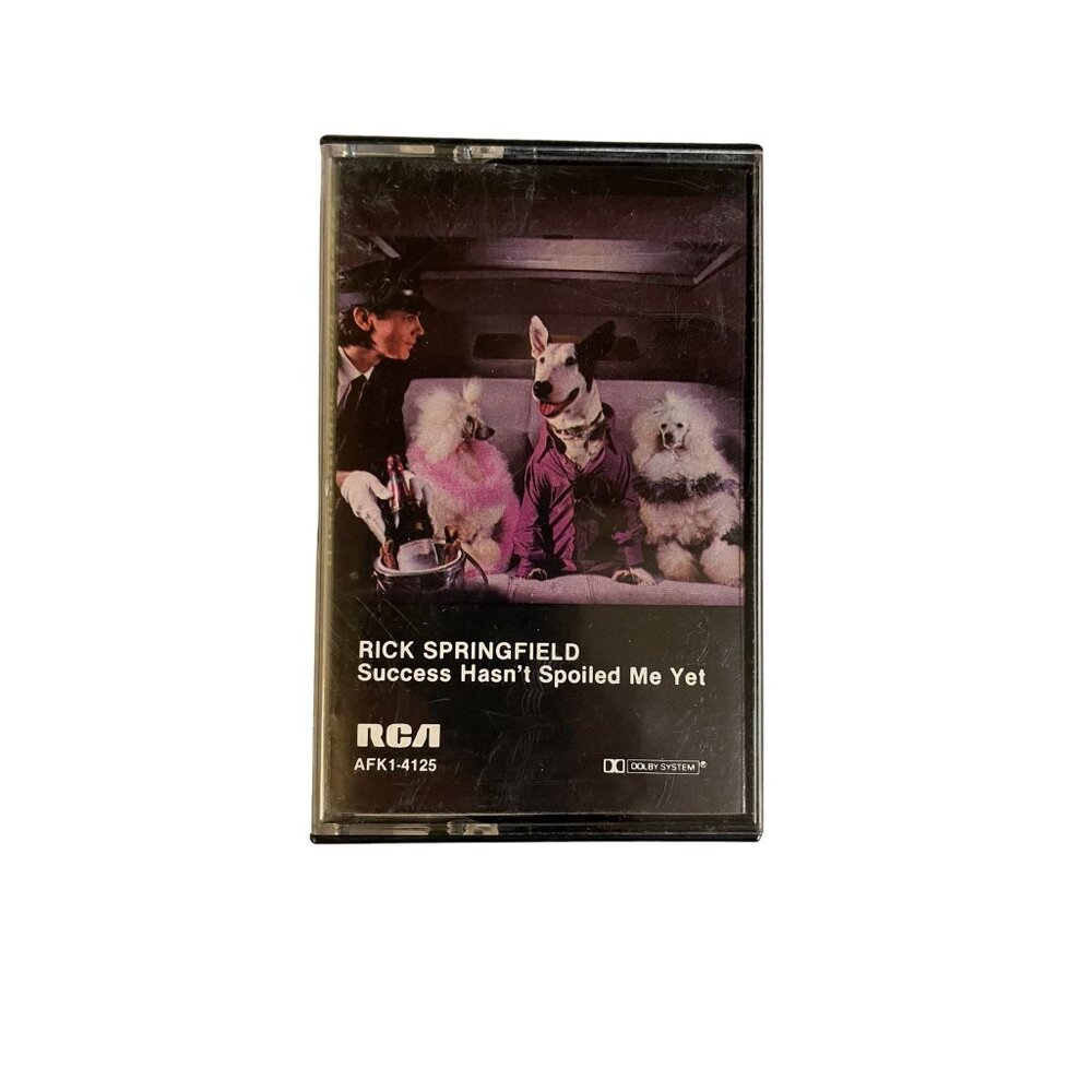 Vintage 1982 Rick Springfield Cassette Success Hasn’t Spoiled Me Yet Used
